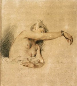 Nude with Right Arm Raised 1717-18