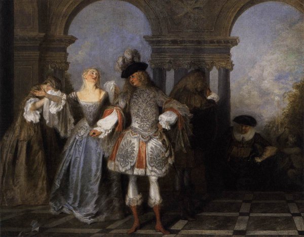 Actors from the Comédie Francaise c. 1720