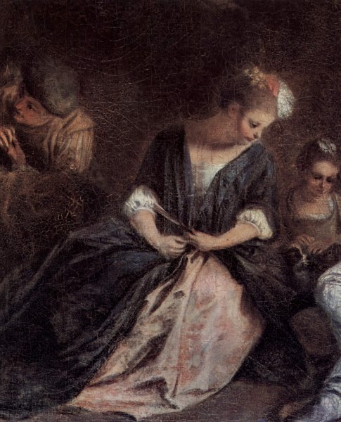 The pastime of the Italian Komoedianten (detail)