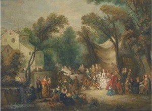 Jean-Antoine Watteau - The garden party